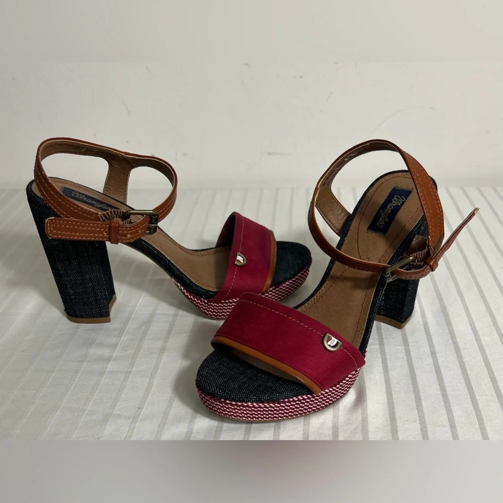 Wrangler Sunset Alicia Denim Espadrille Sandals Open Toe Size 8.5 (39Eu) - Picture 16 of 16